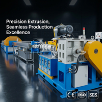 Machine d'extrusion de caoutchouc silicone de qualité médicale, ligne d'extrusion de tubes à haute efficacité, équipement de production de bandes LED