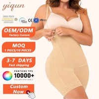 Faja Moldeadora de Cintura Alta YiQun para Mujer, Control de Abdomen, Efecto Vientre Plano, Levantamiento de Glúteos, Cincher, BBL, Short