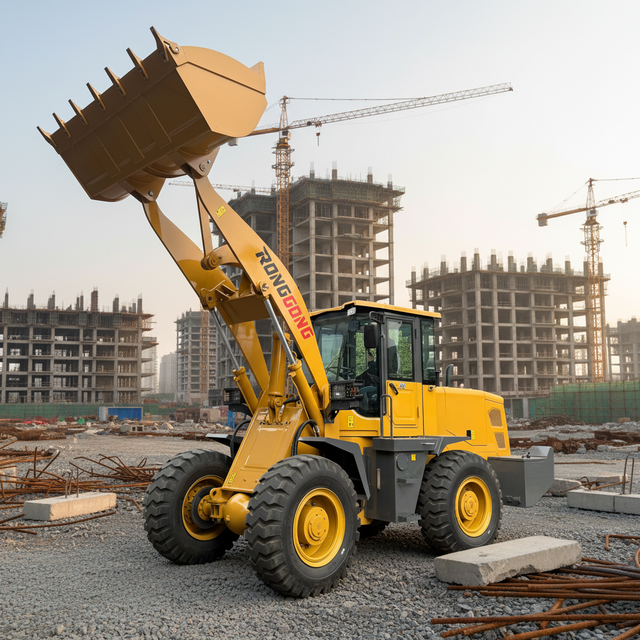 CE Certified Wheel Loader ZL-930 3 Ton Articulated Diesel 3.2m Dumping Height for EU Construction Mining Earthwork Loader