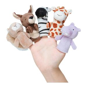 Títeres de Dedo de Peluche de la Serie Animales, Juguetes Interactivos para Padres e Hijos, Muñecos de Rol para la Educación Temprana de los Niños, Regalo para Contar Historias - Product Image 2