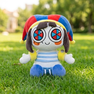 Juguete de peluche Digital Circus de moda en TikTok al por mayor, Pomni Glitch Caine, antiestrés, de malla lavable, unisex - Product Image 1