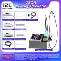 Station de micro-soudage I2C 2SN à température constante, protégée contre les surtensions, avec corps métallique, pour outils de réparation de téléphones