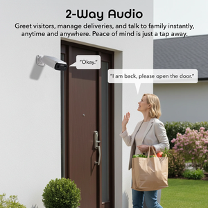Caméra solaire intelligente Tuya Smart APP 2K+ (lot de 2) <span class=keywords><strong>5MP</strong></span> - Product Image 5