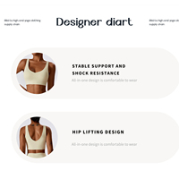 Nouveau design Ensembles soutien-gorge de sport à dos croisé Ensemble de yoga Vêtements d'entraînement Vêtements de sport de haute qualité pour femmes