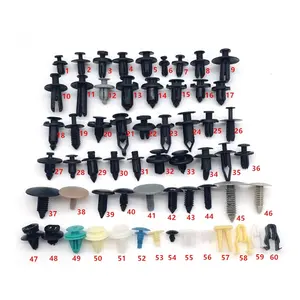 Hoge Kwaliteit 60 Soorten Auto Trim Clips Kleine Plastic Auto Fasteners Clip Voor Auto Bumper/Deur Panel