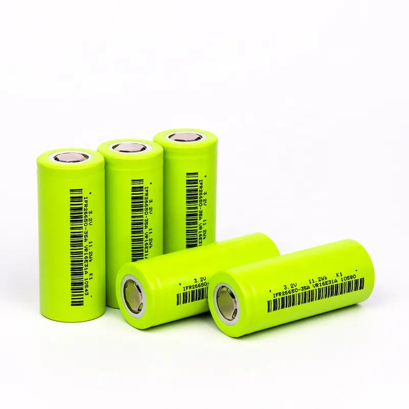 10C दर 26650 3.2V 3000mAh रिचार्जेबल LiFePO4 बैटरी 3.2V 3000Ah 26650 LiFePO4 बैटरी