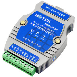 Convertisseur d'interface isolé industriel RS232 vers RS485/422, adaptateur série UOTEK UT-501 RTS, garantie 1 an, bloc de terminaison DB9 - Product Image 1