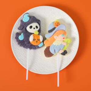 Bonbons et friandises HALAL en forme de sorcière et de crâne de dessin animé pour Halloween, idéaux pour l'Epifania et <span class=keywords><strong>la</strong></span> Befana - Product Image 2