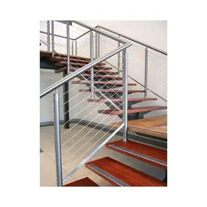 Ace Cable Railing Post 33 1.5 Inch Founder Metal Stud Cable Wire 4 Mm Railing Deck Outdoor Stainless Steel Cable Railings
