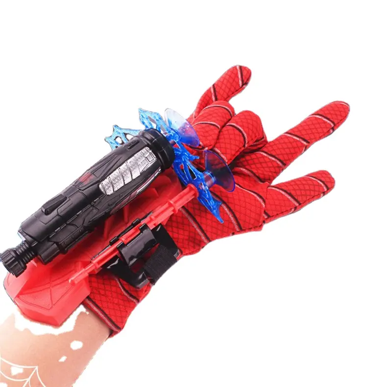 2022 Hot Children Heroic Dream Super Hero Spider Man Launcher Glove With Bullet Set