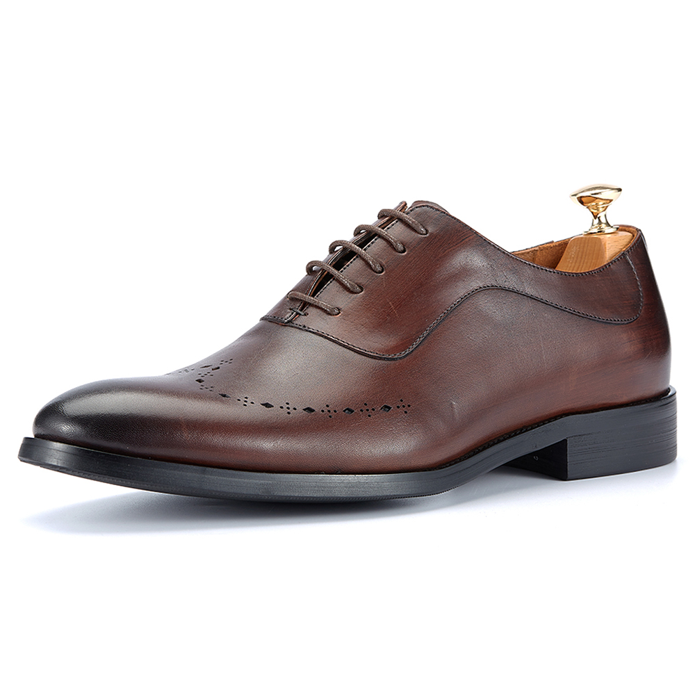 zapatos de hombre estilo europeo elegante y auténtica: