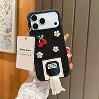 Étui de luxe pour iPhone, coque de téléphone élégante avec paillettes, diamants et support de sangle, étui orné de strass