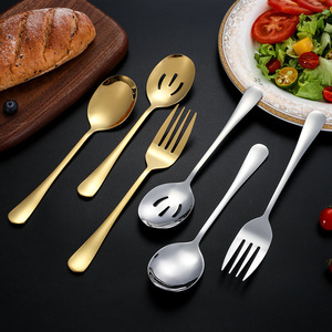 Stainless Steel Cutlery Set 16 Pieces Dishwasher <b>Safe</b> Serving Kitchen Utensils - Product Image 3