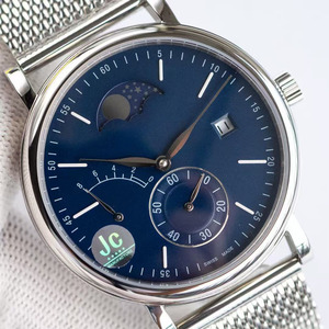 Montre mécanique automatique pour homme, style haut de gamme, bleu marine profond, module chronographe multifonctionnel, sport, business. - Product Image 2