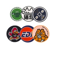 Sous-verres promotionnels personnalisés en PVC de 3 mm d'épaisseur avec logo imprimé en 3D, motif écologique, pour bar et bière