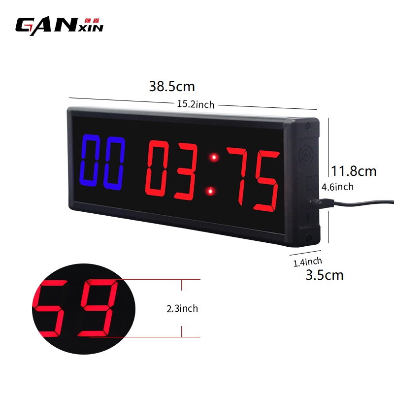 Blue/Red- 2.3 inch digit