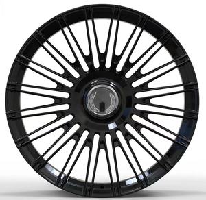 Ruedas forjadas de coche de pasajeros con diseño de malla de radios múltiples 22*9,5 22*11 pulgadas ruedas de coche de carreras de aleación forjada 5x112 para Mercedes BENZ - Product Image 5