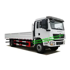 10 tons Shacman Dropside heavy duty shaanxi 245hp Euro5 cargo truck for sale