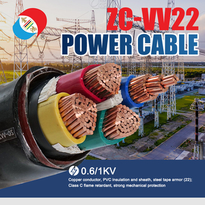 ZC-VV22 0.6/1kV C-Class chống cháy đồng thép bọc thép cáp PVC <span class=keywords><strong>4</strong></span>-core <span class=keywords><strong>4</strong></span>-240 mét - Product Image 3