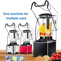Machine à smoothies automatique Baiwin, panneau tactile commercial, isolation acoustique, machine à glace pilée pour les magasins de bubble tea