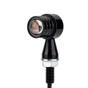 Mini Indicador de conducción trasera <span class=keywords><strong>LED</strong></span>, luces de señal de giro para motocicleta, soporte M8, relé integrado de aluminio para Kawasaki Suzuki <span class=keywords><strong>Yamaha</strong></span>, 2 uds. - Product Image 4