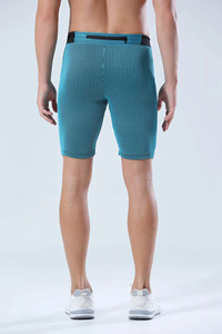 Erkek beş nokta şort koşu için nefes çabuk kuruyan sıkıştırma pantolon parça alan eğitim sıska sonbahar streç sıkı - Product Image 4