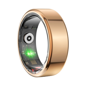 2024 <span class=keywords><strong>anneau</strong></span> intelligent chaud R02, boîtier en acier inoxydable puce RF03 BT connexion surveillance de la fréquence cardiaque Modes sportifs anneaux intelligents pour hommes - Product Image 4