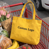 Sac fourre-tout réversible personnalisable 35x29x15cm en polycoton rayé pour le commerce de détail, les cadeaux, la vente en gros, l'OEM et l'approvisionnement direct usine