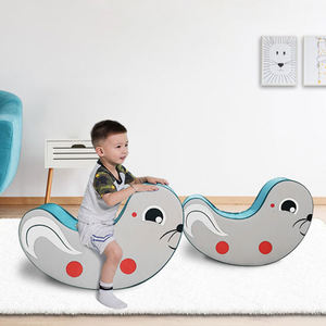 Balançoire classique en mousse haute densité pour enfants, balançoire à <span class=keywords><strong>bascule</strong></span> pour aire de jeux intérieure et extérieure, balançoire en mousse souple pour enfants, jeu souple - Product Image 3