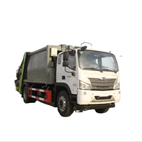 Camion compacteur scellé Foton ES5, moteur Yuchai 200 CV, boîte de vitesses rapide à 8 rapports, contrôle CAN Bus, grand camion de transport sanitaire