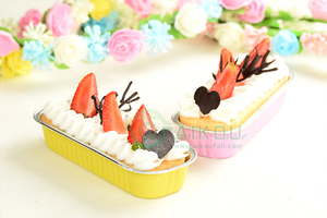 ถ้วยฟอยล์อลูมิเนียมแบบใช้แล้วทิ้งขนาด 230 มล. รูปทรงดอกทิวลิป สำหรับ<span class=keywords><strong>คั</strong></span><span class=keywords><strong>พ</strong></span><span class=keywords><strong>เค้ก</strong></span> แบบนำกลับมาใช้ใหม่ได้ รูปทรงสี่เหลี่ยมผืนผ้า สำหรับมัฟฟิน ขนมปัง แม่พิม<span class=keywords><strong>พ</strong></span>์อบขนม อุปกรณ์เบเกอรี่ สำหรับอบ - Product Image 5