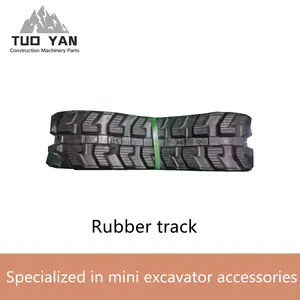 Top Grand Mini Excavator Rubber Track Natural Rubber Kubota Yanmar Rubber Track Crawler