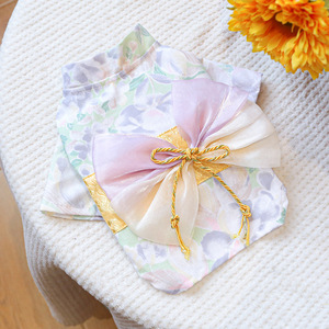 Onestep Tùy Chỉnh Sakura Giấc Mơ Thì Thầm Kimono Nhà Sản Xuất Bán Buôn Polyester Thoáng Khí In Mô Hình Pet Trang Phục Cho Chó Mèo - Product Image 6