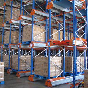 מערכת מדפים חזקה למחסן רדיו-שוטל, חוסכת מקום, אחסון בצפיפות גבוהה, ארגון וסידור, עמידה במיוחד - Product Image 2