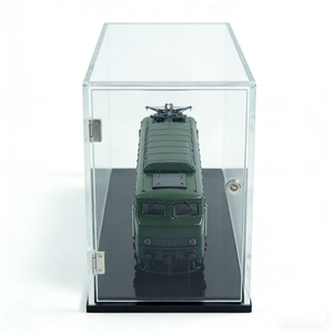 Custom Eco-Friendly Clear Acrylic Tabletop for Dustproof <b>Display</b> <b>Case</b> for Train Model Collectibles - Product Image 2