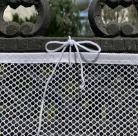 Filet de sécurité en plastique durable pour enfants, protection de balustrade, barrière de sécurité pour bébé, pour escaliers, balcons, lits bébé, maille de protection pour bébé