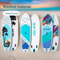 Planche de surf gonflable en PVC brossé épaissi, planche de paddle universelle SUP pour défi extrême