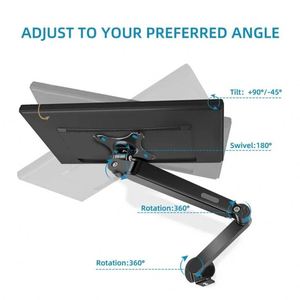 Soporte Ergonómico Ajustable para Monitor para una Configuración Cómoda del Escritorio - Product Image 3