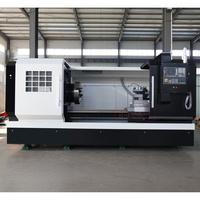 Torno de Roscado de Tubos CNC Horizontal de Alta Precisión QK1319, Control GSK, Bancada Plana, Funciones Digitales para Uso Industrial