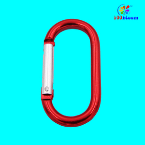 2.6 "alüminyum alaşımlı oval karabina çanta parçaları için açık hava spor aktiviteleri yürüyüş sırt çantasıyla seyahat anahtarlık günlük kullanım - Product Image 4