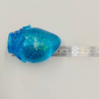 Jouets sensoriels anti-stress en gel souple transparents et colorés en forme de goutte d'eau