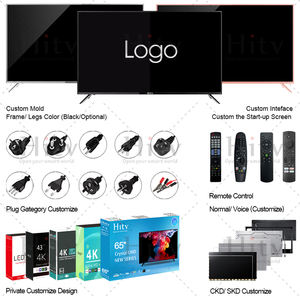 Petite TV portative extérieure normale 32 pouces haute définition LED panneau TV télévision 32 pouces Smart TV avec DVB T2S2 - Product Image 4