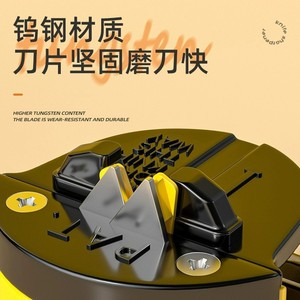 Little Yellow Duck Knife Sharpener Mini Sucker Multi Grit Manual Household Kitchen Tool - Product Image 5