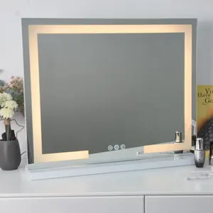 Nuovo Design bagno specchio da tavolo specchio a Led specchio Hollywood modello specchio per il trucco in stile Light Strip