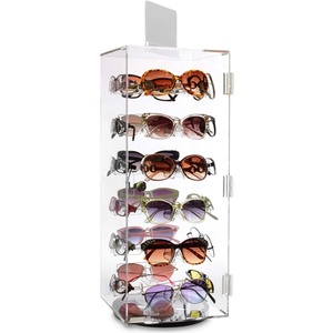 Acrylic xoay Kính mát Eyewear Bộ sưu tập kính mát chủ kính trường hợp công suất Kính mát Eyewear Organizer 24 cặp - Product Image 2