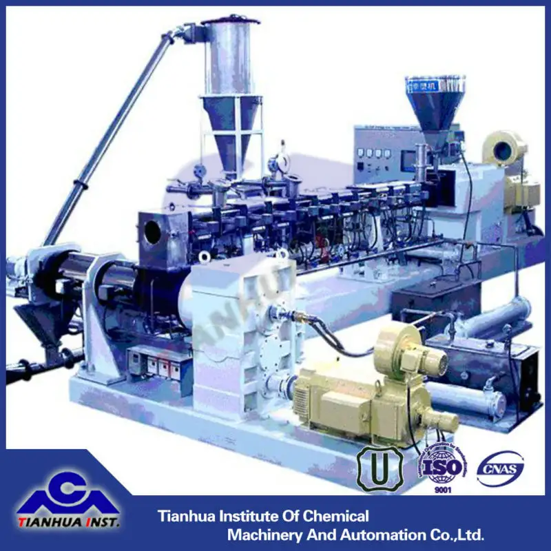 Co-rotating Parallel double plastic extruder machine twin screw plastic extruder