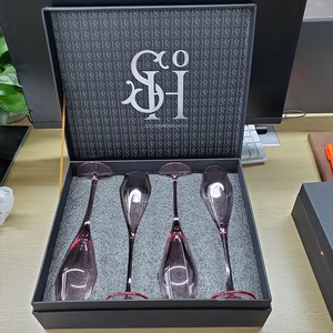 Tamaño perfecto de boda para copas de champán, tallo fino soplado a mano, flautas de cristal transparente sin plomo en caja de regalo - Product Image 5