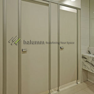 HPL Panel Wc Wand Teiler Wc Partition mit Aluminium Stehen Wc Kubische - Product Image 5