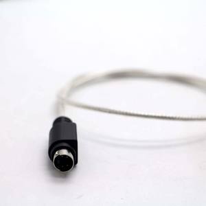 Cable de Alimentación Trenzado Resistente a Altas Temperaturas con Conector Mini DIN de 4 Pines Macho - Product Image 1