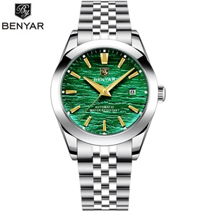 2025 BENYAR New Luxury Brand 40MM Men's Mechanical <b>Watch</b> 316L Stainless Steel 50M Waterproof Automatic Mechanical Men's <b>Watch</b> - Product Image 1